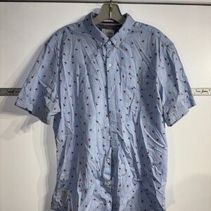 7 Diamonds XL button down Tee shirt